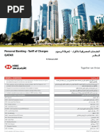 HSBC Qatar - Personal Banking Tariff