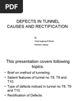 Download Presentation on tunnels by Sangrah Maurya SN53353821 doc pdf