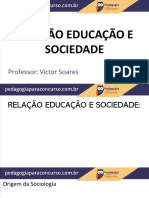 Slidesaula Educacao e Sociedade