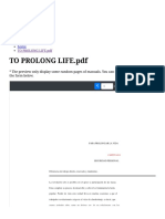 To PROLONG LIFE - PDF (PDF) - Documents Community Sharing