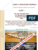 CLASE 1 - AGROECOLOGIA Y PRODUCCIÓN ORGÁNICA Soria 2021