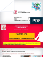 Practica I Dosificacion Farmacologica