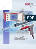 Artroscopia: Sistema universal de motores PowerDrive ART1