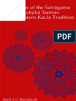 Canon of The Saivagama and The Kubjika Tantras of The Western Kaula Tradition-Mark Dyczkowski