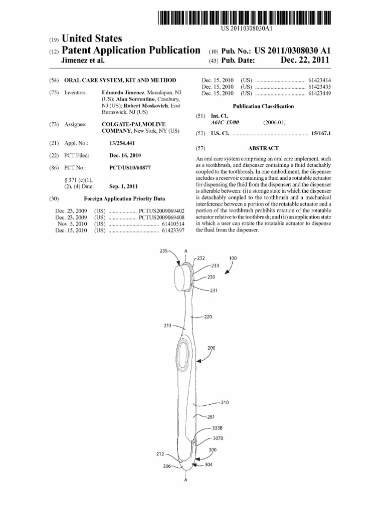 Patent Application Publication (10) Pub. No.: US 2011/0308030 A1 | PDF ...