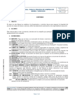 Manual para El Proceso de Compras de Bienes y Servicios