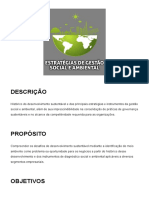 Estratégias de Gestão Social e Ambiental - 1