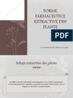 Forme Farmaceutice Extractive Din Plante