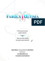 Fabula Ultima Mercante Playtest ITA (1 Ottobre 2021)