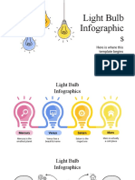 Light Bulb Infographic S: Here Is Where This Template Begins