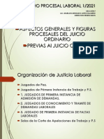 PRESENTACION Juicio Ordinario Laboral Aspectos Previos Del Juicio Oral