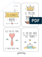 Tarjetas Dia Del Padre - Imprimibles Gratis - Frugalisima