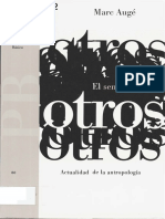 AUGÉ, MARC - El Sentido de Los Otros (Actualidad de La Antropología) (OCR) (Por Ganz1912)