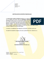 Certificado de Aportes Aiu