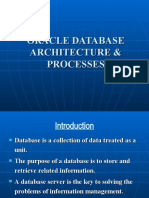 Oracle Database Architecture & Processes