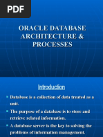 Oracle Database Architecture & Processes