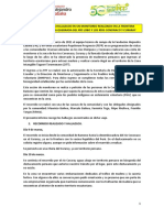 Informe sobre hallazgos de monitoreo en frontera Ecuador-Perú