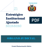 Plan Estrategico Organo Judicial 2016 - 2020 MODIFICADO