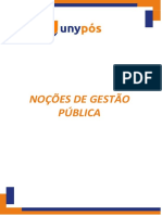 Noções de Gestão Pública - Apostila Completa