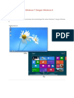 Perbedaan Antara Windows 7 Dengan Windows 8