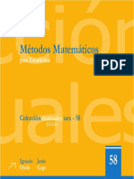 Métodos Matemáticos Para Estadística - I. O. de Castilla y J. G. Vargas