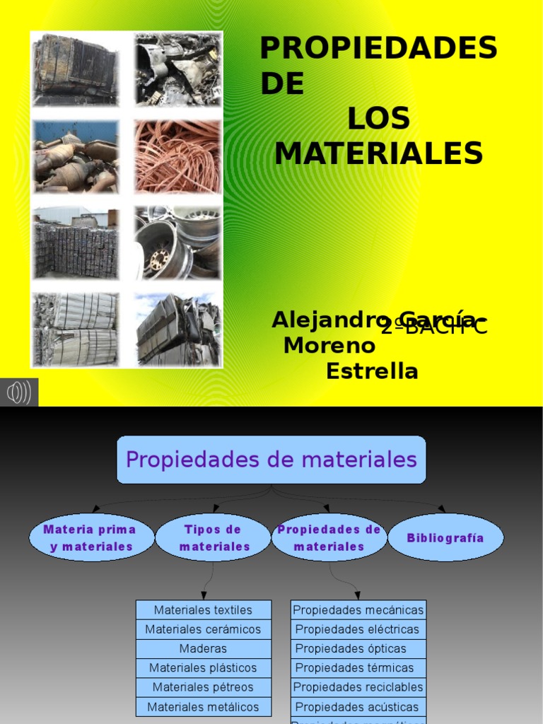 Propiedades De Los Materiales Pdf