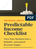 Predictable Income Checklist