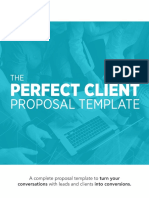 Perfect Client Proposal Template