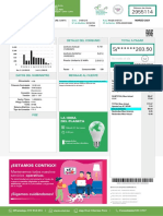 Detalle Del Consumo Total A Pagar Consumo Histórico KWH: Usuaria / Usuario