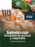 Receta Salmon Con Ensalda de Quinua y Vegetales Lista de Ingredientes 1