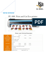 PC-500 Print and Cut Eco-Printer: Al Wael