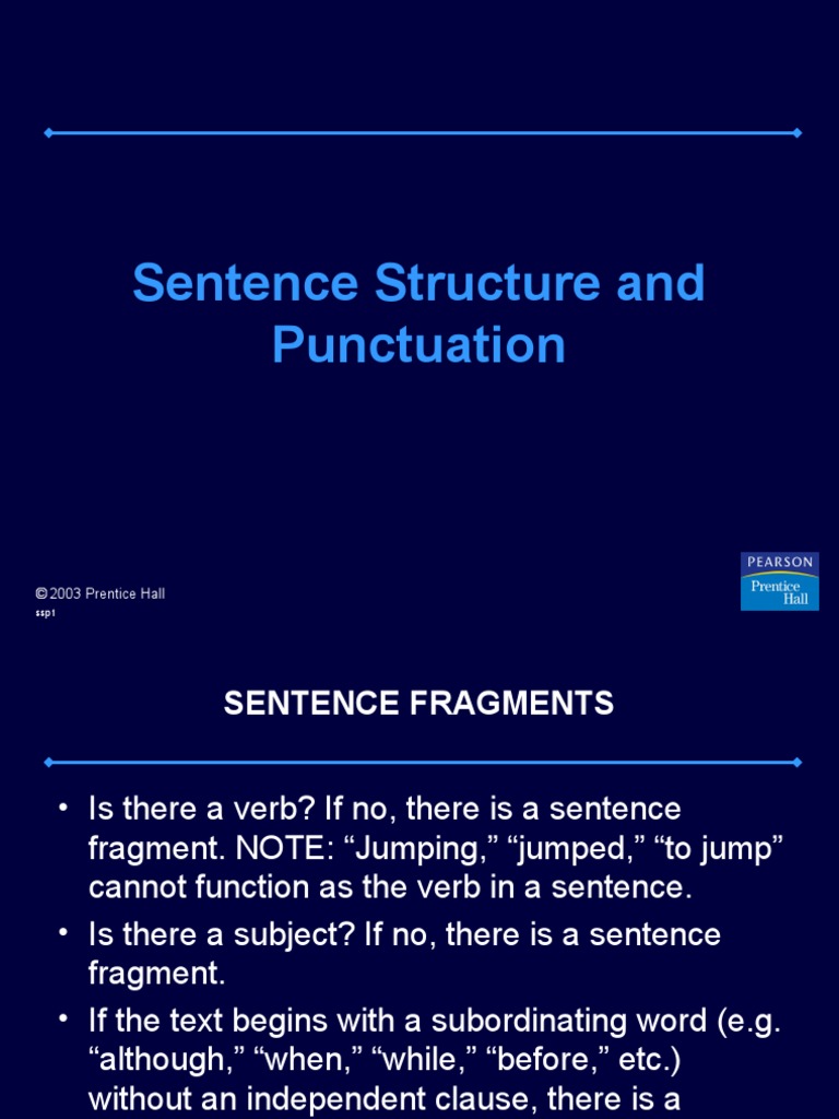 English Sentence Structure PDF Grammatical Number Grammar