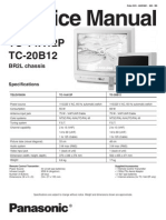 Order DCS Service Manual for Color TV TC-14A12P and TC-20B12