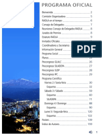 Programa Oficial XXXII RADLA Santiago 2014