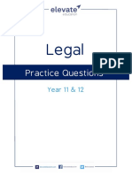 Elevate - Legal Practice Questions