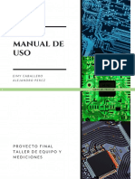 Manual de Uso Software, Proyecto Final.