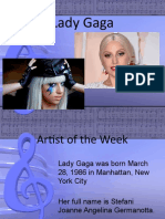 LADY GAGA Powerpoint 2020