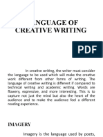 Language of Creative Writing