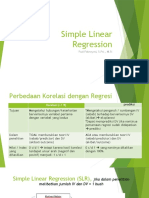 Simple Linear Regression - Regresi Sederhana