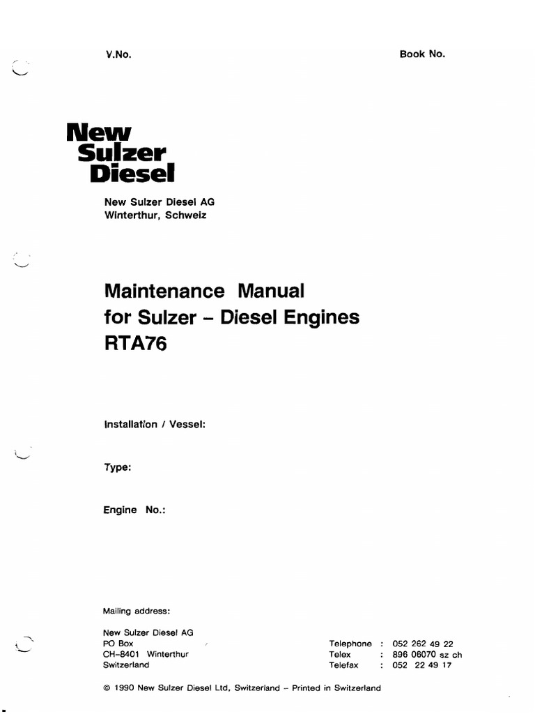Sulzer-Rta76.part 2 | PDF | Gear | Screw