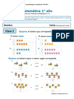 1° matemática _Mayo_Envío 2 _Clase 2_Comparar y ordenar