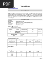 Yashpal Profile SD GTS