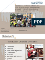 Photonics4All EOSAM2016Berlin Presentation Childrens University en