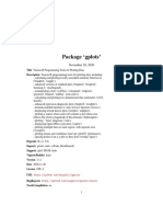 Package Gplots': November 28, 2020