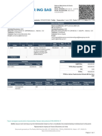 Factura electrónica de venta de servicio de transporte