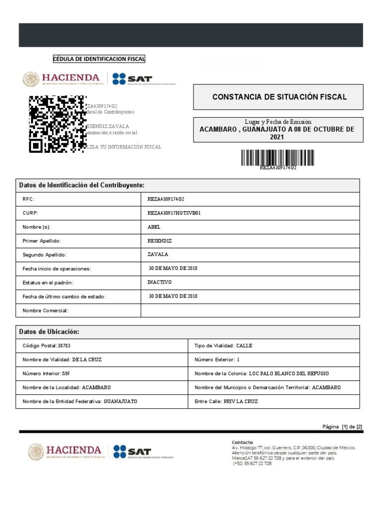 Significado y Uso del idCIF en SAT | PDF | Gobierno