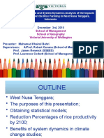 Climate Change Impacts on Rice Farming in Indonesia