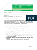 Modul MK Penelitian Kualitatif Penulisan Rujukan Berdasarkan Pedoman APA