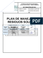 Pl-sat-03 Plan de Manejo de Residuos Solidos