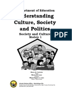 Understanding Culture, Society and Politics
